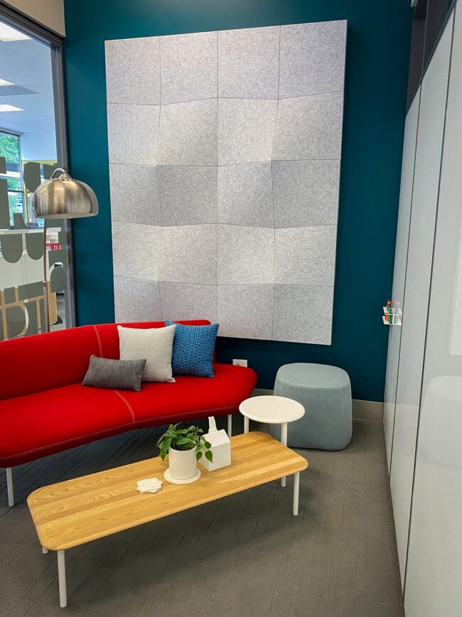 Incorporating Acoustic Solutions to Limit Noise in a Busy Space