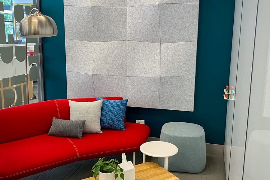 Incorporating Acoustic Solutions to Limit Noise in a Busy Space