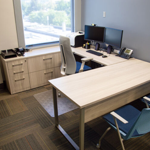 Office Furniture at an Insurance Company Headquarters in Idaho