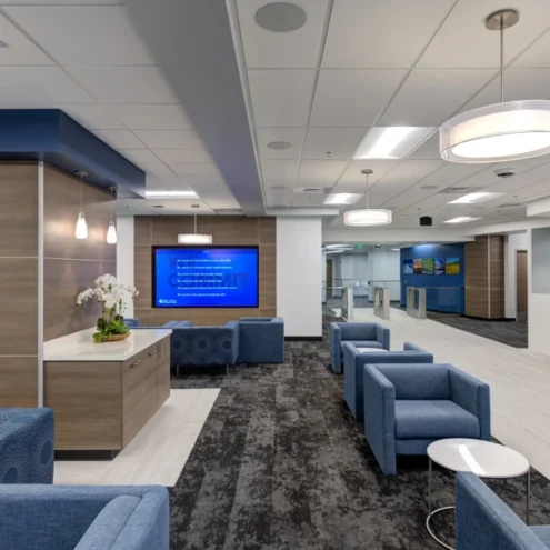 Office Furniture at an Insurance Company Headquarters in Idaho