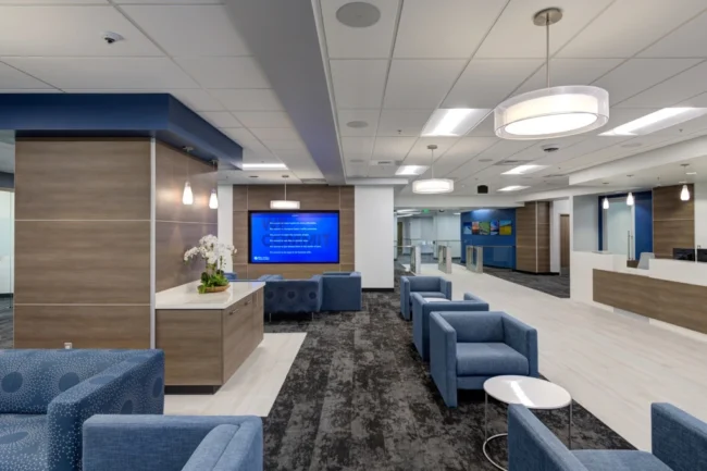 Office Furniture at an Insurance Company Headquarters in Idaho