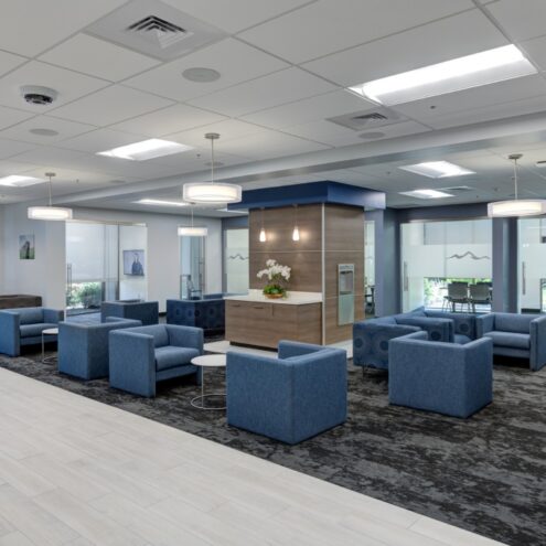 Office Furniture at an Insurance Company Headquarters in Idaho