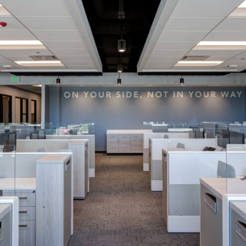 Office Furniture at an Insurance Company Headquarters in Idaho