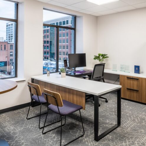 Private Office Furniture in a Technology Company Office in Kennewick