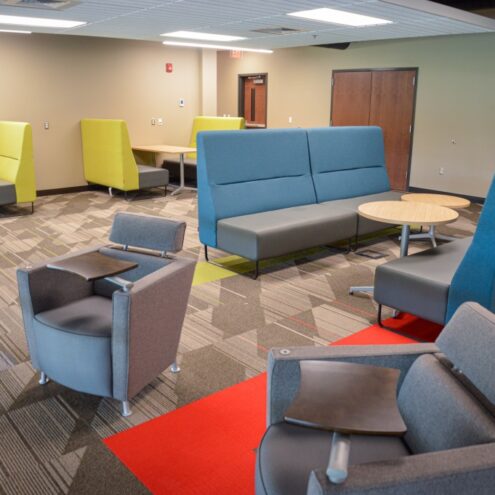 Education Furniture in a Higher Education Facility in Idaho