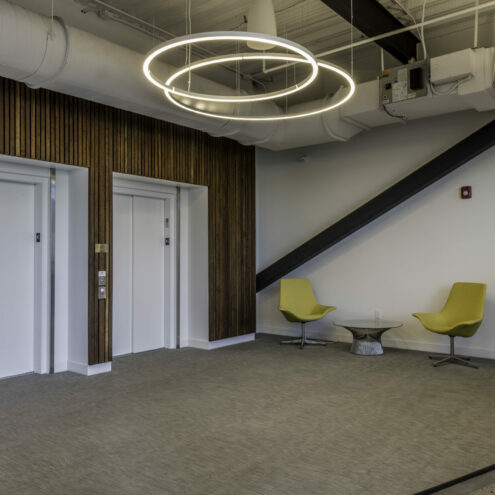 Office Furniture in a Construction Company Office in Eastern Washington