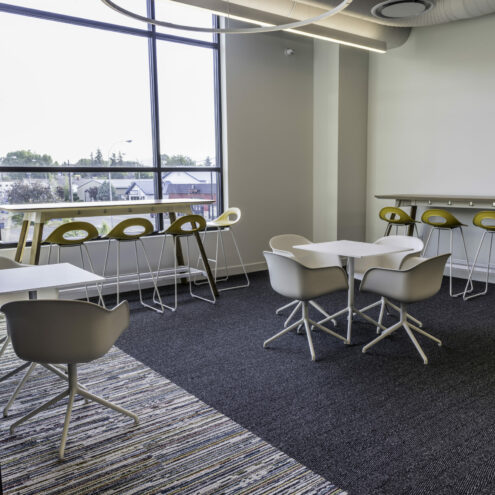 Office Furniture in a Construction Company Office in Eastern Washington