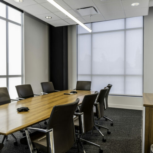 Office Furniture in a Construction Company Office in Eastern Washington