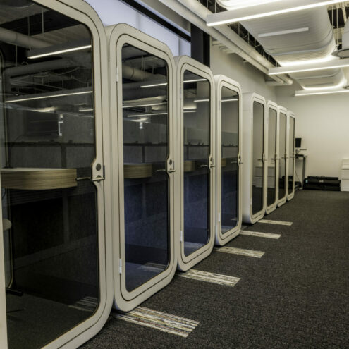 Office Furniture in a Construction Company Office in Eastern Washington