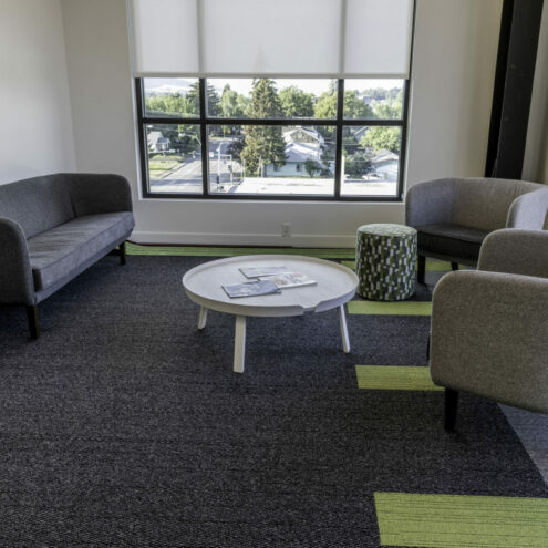 Office Furniture in a Construction Company Office in Eastern Washington