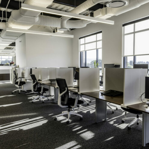 Office Furniture in a Construction Company Office in Eastern Washington