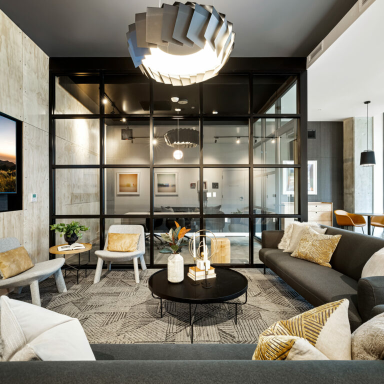 commercial furniture for lobby in residential apartment boise idaho