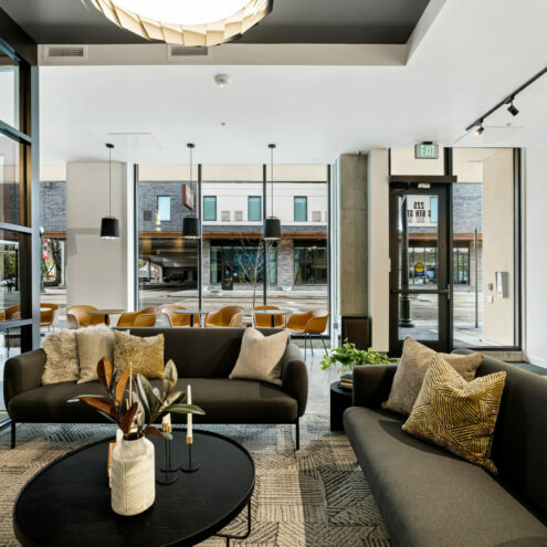 commercial furniture for lobby in residential apartment boise idaho