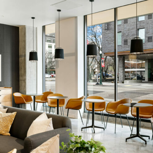 commercial furniture for lobby in residential apartment boise idaho