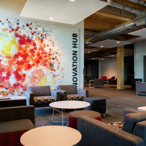 Education Furniture in a Higher Education Facility in Spokane