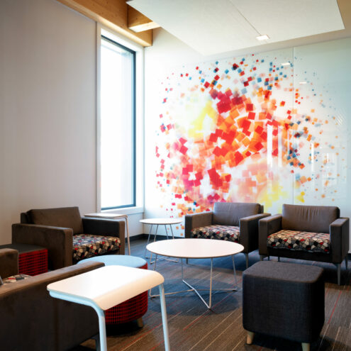 Education Furniture in a Higher Education Facility in Spokane