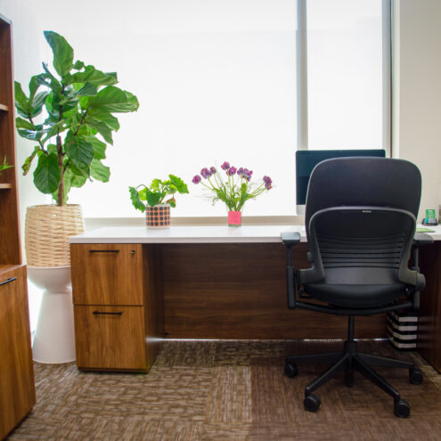 Commercial Furniture in a Real Estate Business Office in Idaho