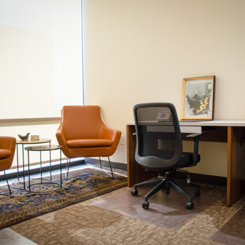 Commercial Furniture in a Real Estate Business Office in Idaho