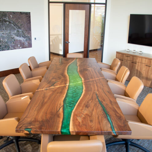 Commercial Furniture in a Real Estate Business Office in Idaho