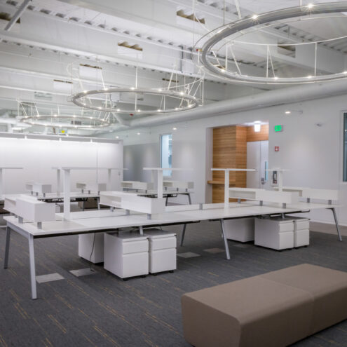 commercial furniture in a higher learning facility idaho