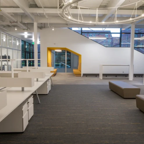 commercial furniture in a higher learning facility idaho