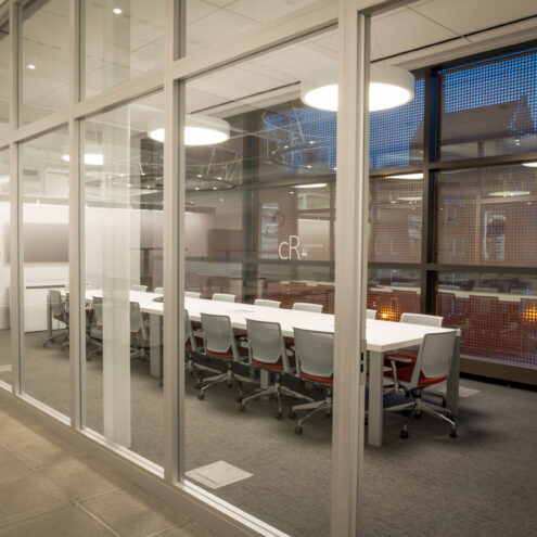 conference room furniture in a higher education facility in idaho