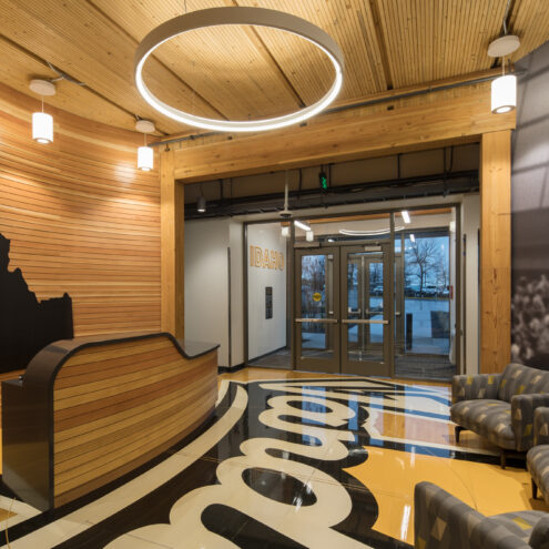 commercial furniture university of idaho iccu arena