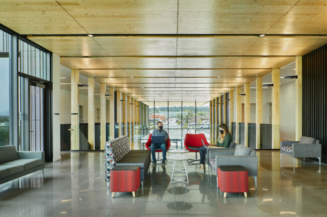 Education Furniture in a Higher Education Facility in Spokane