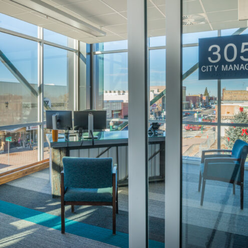 Contract Furniture in a Government Office Building in Idaho