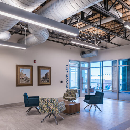 Contract Furniture in a Government Office Building in Idaho