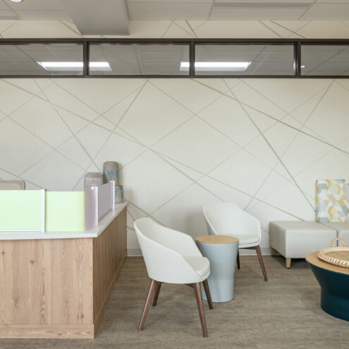 Healthcare Waiting Room Furniture in a Dentist's Office in Boise Idaho