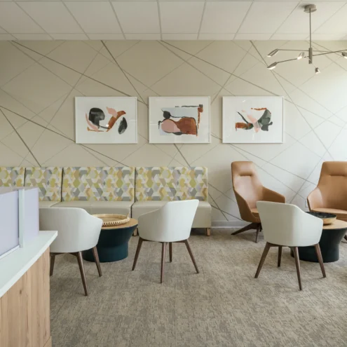 Healthcare Waiting Room Furniture in a Dentist's Office in Boise Idaho