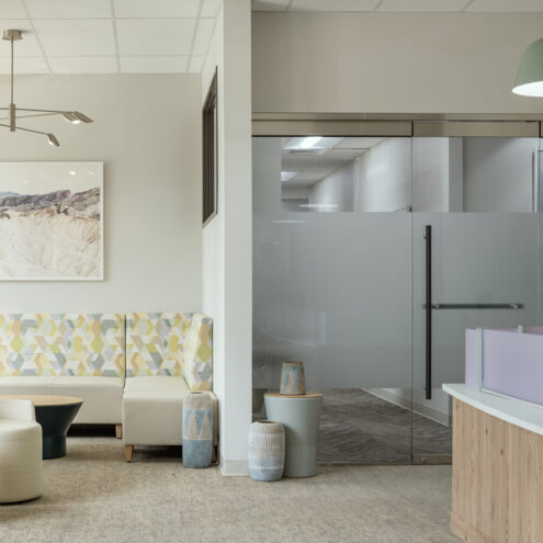 Healthcare Waiting Room Furniture in a Dentist's Office in Boise Idaho