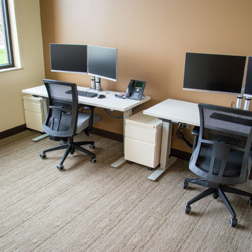 commercial workstation furniture in medical facility nampa idaho