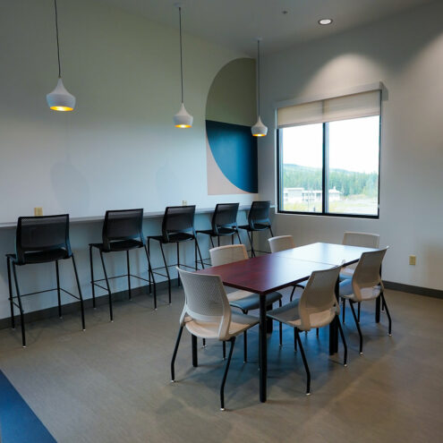 Common area furniture in medical practice in North Idaho
