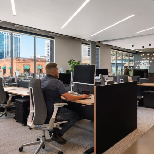 Commercial workstation furniture in architecture firm boise idaho