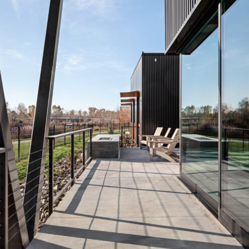 commercial outdoor furniture at idaho field house in boise idaho