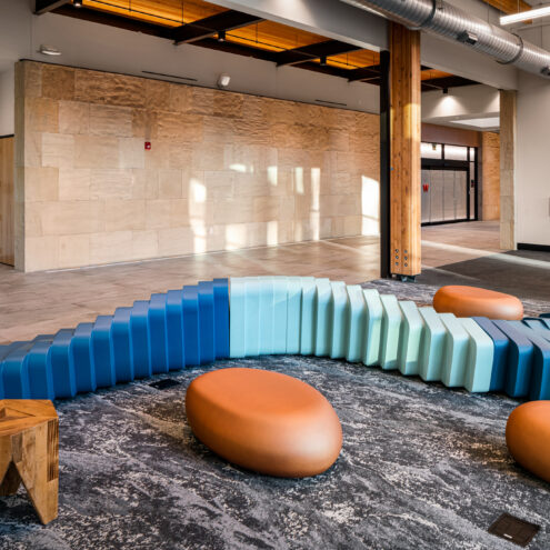 commercial furniture at idaho fieldhouse in boise idaho