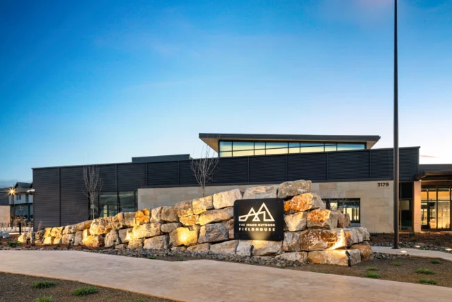 front view of idaho outdoor fieldhouse boise idaho