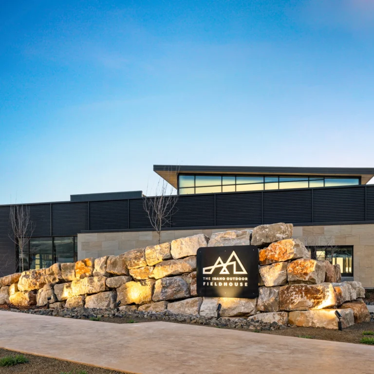 front view of idaho outdoor fieldhouse boise idaho