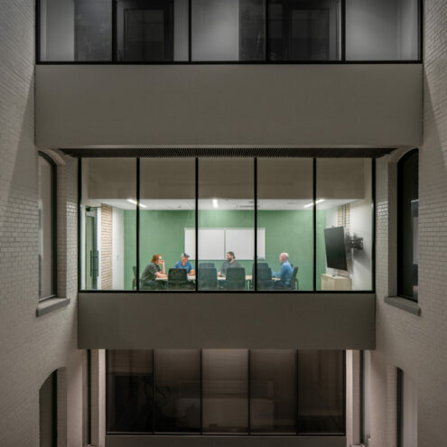 commerical conference room furniture at engineering firm in spokane washington