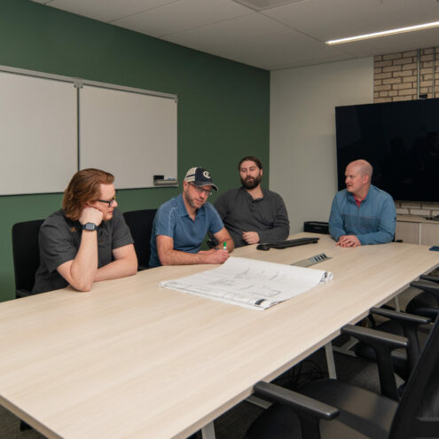 commerical conference room furniture at engineering firm in spokane washington
